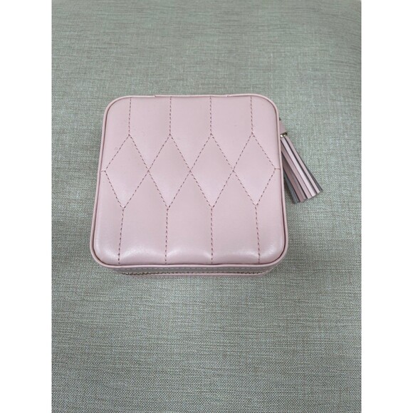 Wolf Rose Quartz Caroline Travel Zip Jewelry Case - Picture 2 of 8